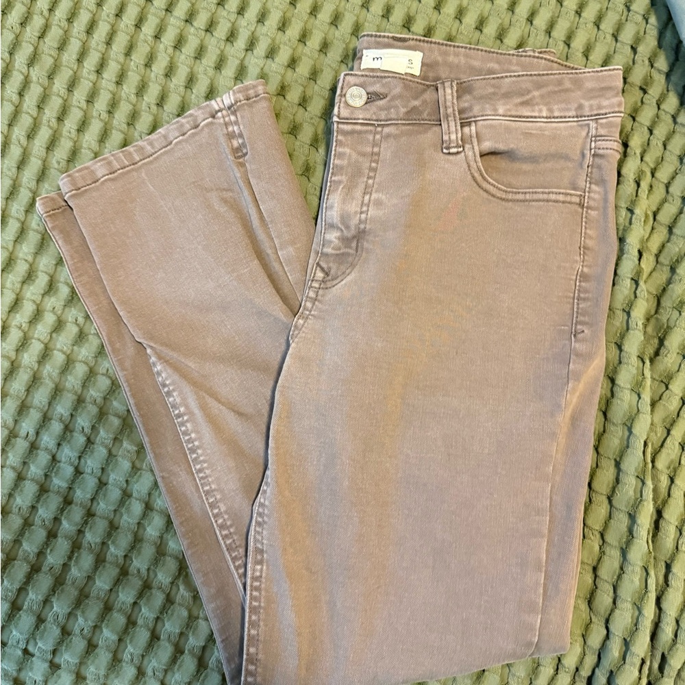 Maurices Women's Light Brown Straight Leg Jeans